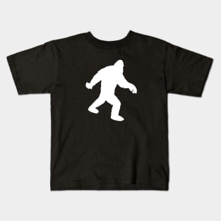 Bigfoot | Sasquatch Shirt | Running BigFoot | I Believe Kids T-Shirt